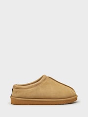 Crew Clothing Suede Contrast-Seam Slipper - Imagen 2 de 3