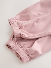 Pink TENCEL™ Blend Lightweight Denim Balloon Trousers - Image 10 of 11