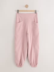 Pink TENCEL™ Blend Lightweight Denim Balloon Trousers - Image 8 of 11