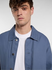 Dickies Blue Button Through Canvas Barn Jacket - Image 5 of 8