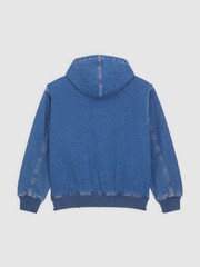 Dickies Blue Hilham Denim Hooded Bomber Jacket - Image 8 of 8