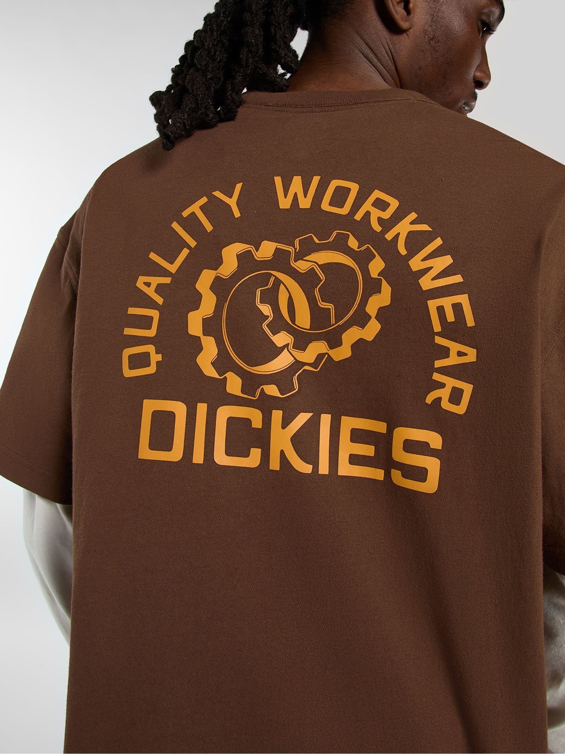 Buy Dickies Brown Payson Back Graphic Layered-Look T-Shirt from