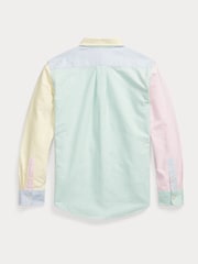 Polo Ralph Lauren Blue Stripe Multi Classic Oxford Fun Shirt - Image 2 of 2