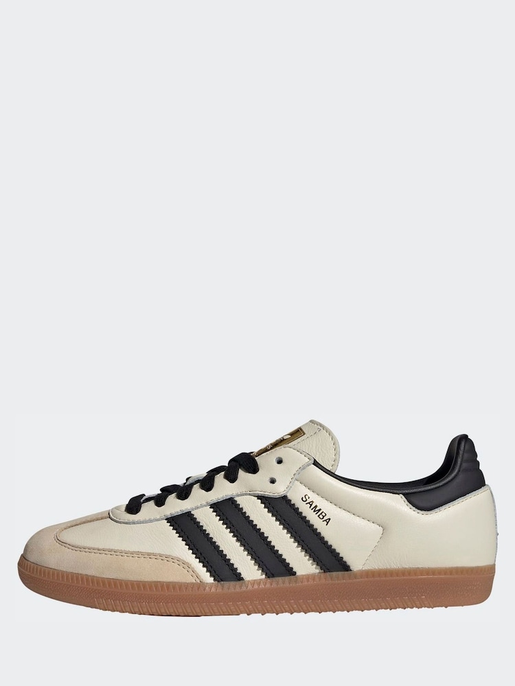 adidas Originals Brown Samba OG Trainers - Image 2 of 9
