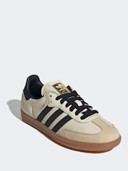 adidas Originals Brown Samba OG Trainers - Image 3 of 9
