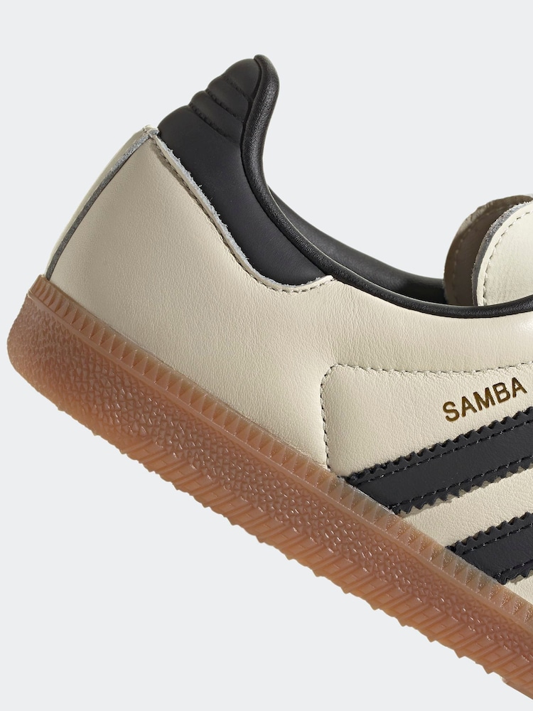 adidas Originals Brown Samba OG Trainers - Image 9 of 9