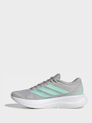 adidas Grey Runfalcon 6 Trainers - Image 5 of 10