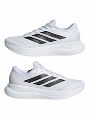 adidas White Runfalcon 6 Trainers - Image 6 of 9
