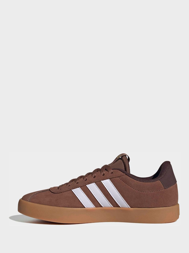 adidas Brown VL COURT 3.0 Women Trainers - Image 2 of 9 adidas Brown VL COURT 3.0 Women Trainers - Image 2 of 9