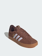 adidas Brown VL COURT 3.0 Women Trainers - Image 3 of 9