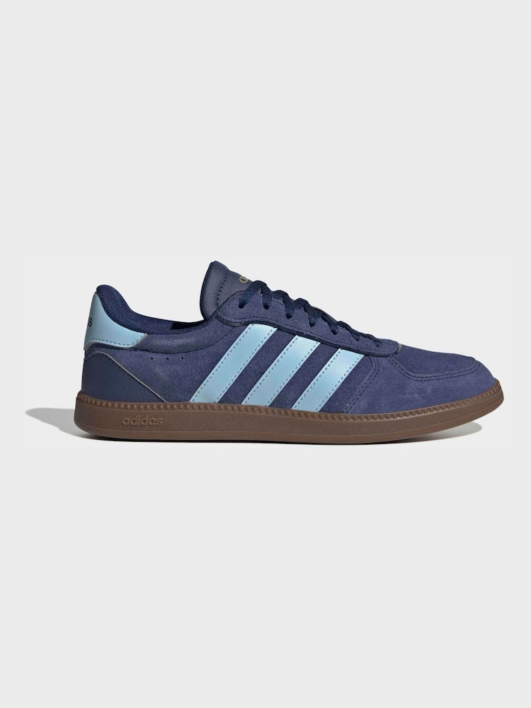 adidas Navy Blue Breaknet Sleek Trainers - Image 1 of 8 adidas Navy Blue Breaknet Sleek Trainers - Image 1 of 8