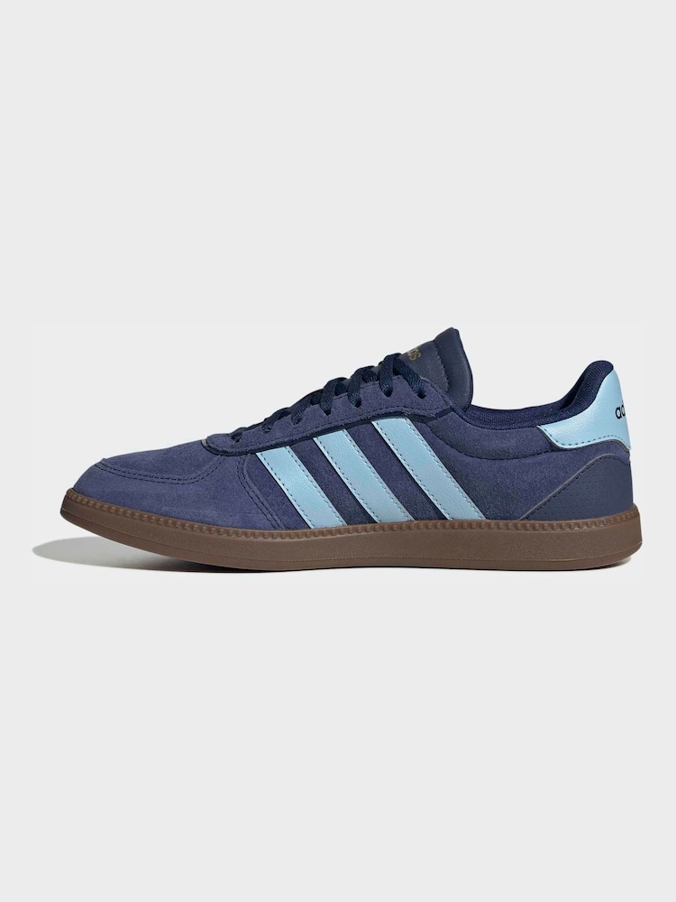 adidas Navy Blue Breaknet Sleek Trainers - Image 2 of 8 adidas Navy Blue Breaknet Sleek Trainers - Image 2 of 8