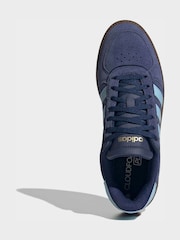 adidas Navy Blue Breaknet Sleek Trainers - Image 5 of 8