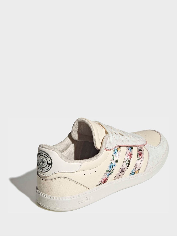 Krem boja/Cvetni uzorak - adidas Breaknet Elegantan treneri - Slika 9 od 9