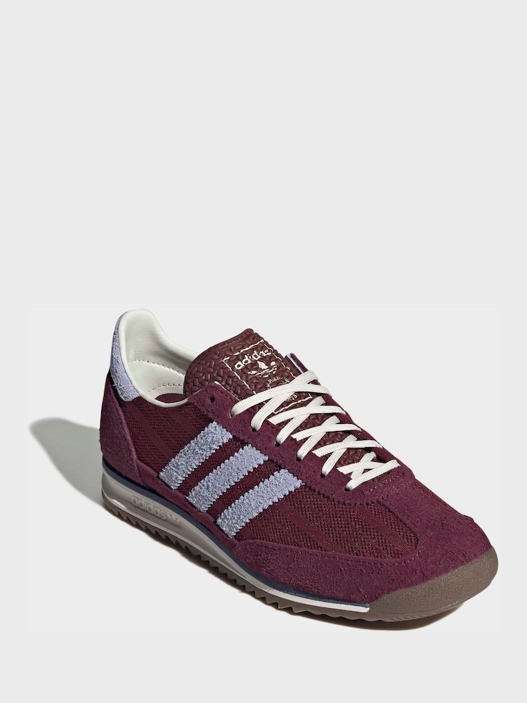 adidas Originals Red SL 72 OG Trainers - Image 1 of 8