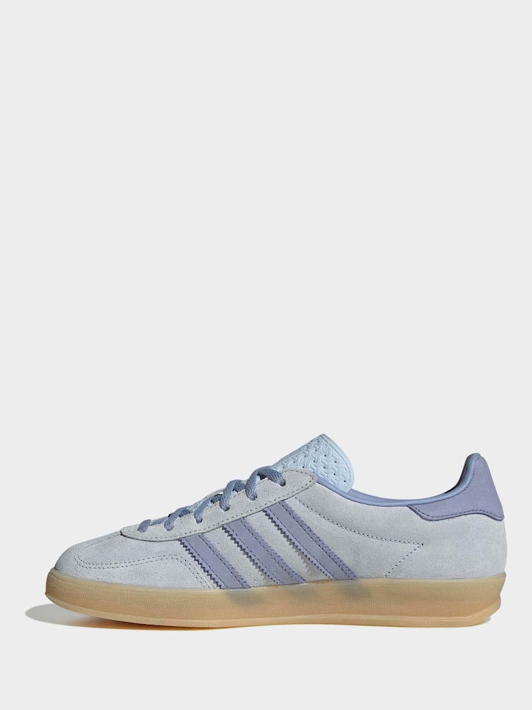 Asul - adidas Originals GAZELLE INDOOR Pambabaeng Sapatos Pang-isports - Larawan 2 ng 8 Asul - adidas Originals GAZELLE INDOOR Pambabaeng Sapatos Pang-isports - Larawan 2 ng 8
