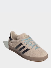 adidas Originals Brown Gazelle Indoor Trainers - Image 1 of 9