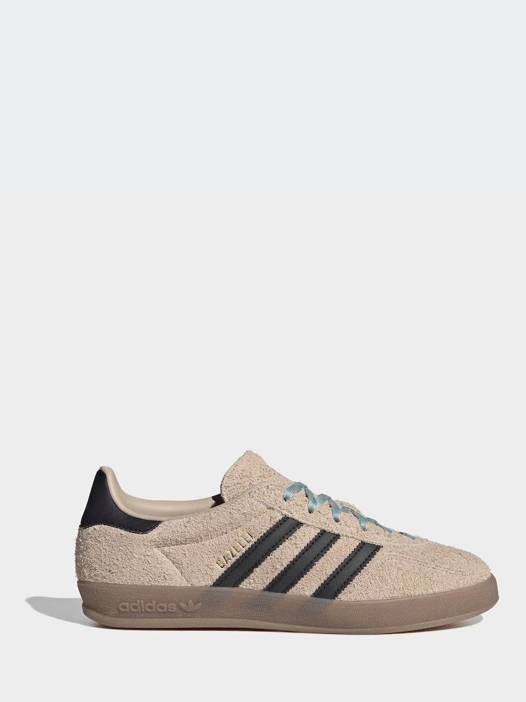 adidas Originals Brown Gazelle Indoor Trainers - Image 2 of 9