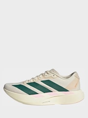 adidas White/ Cream adizero Evo SL Trainers - Image 5 of 10