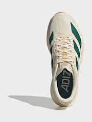 adidas White/ Cream adizero Evo SL Trainers - Image 6 of 10