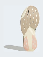 adidas White/ Cream adizero Evo SL Trainers - Image 7 of 10