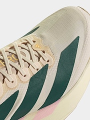 adidas White/ Cream adizero Evo SL Trainers - Image 9 of 10