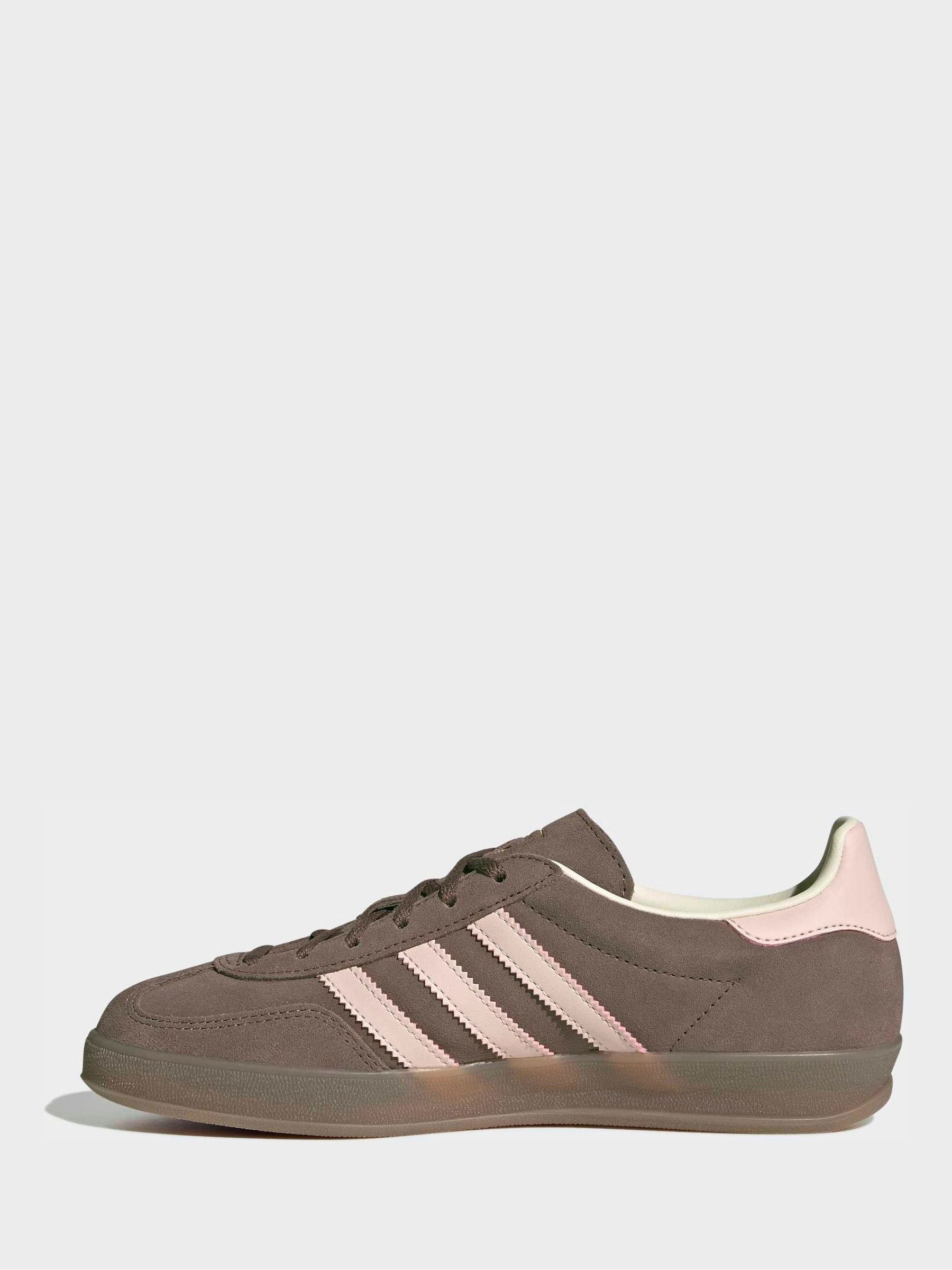 Buy adidas Originals Brown Gazelle Indoor Trainers from Next USA