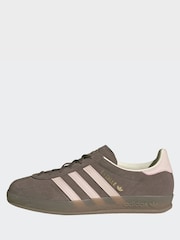 adidas Originals Brown Gazelle Indoor Trainers - Image 3 of 10