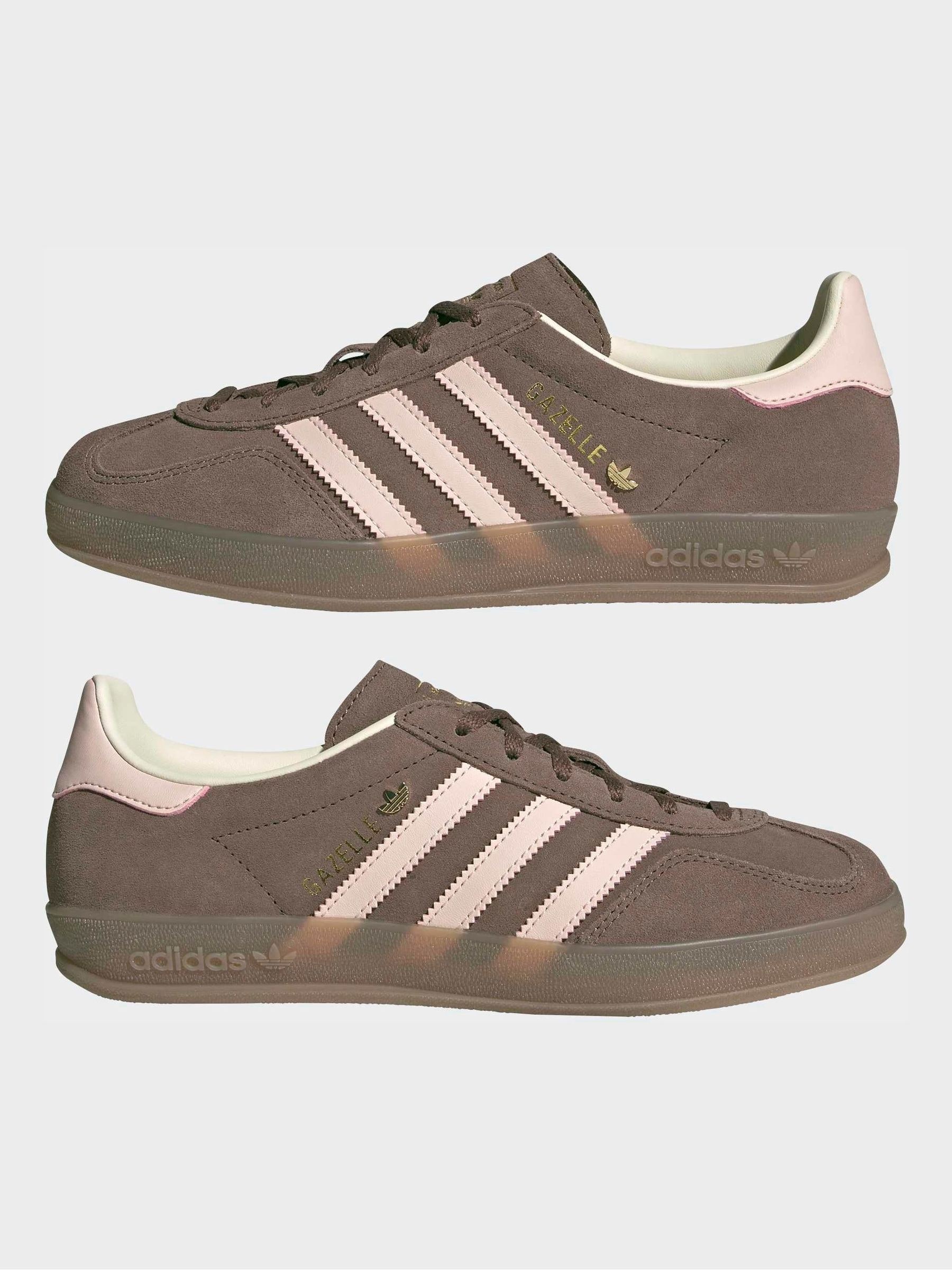 Buy adidas Originals Brown Gazelle Indoor Trainers from Next USA