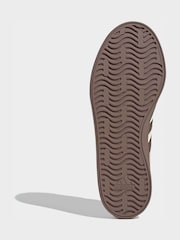 adidas White/Brown VL Court 3.0 Trainers - Image 7 of 9