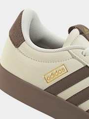 adidas White/Brown VL Court 3.0 Trainers - Image 8 of 9
