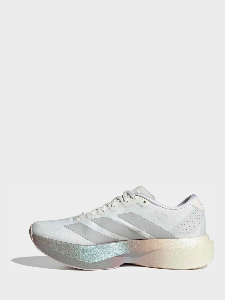 adidas White adizero Evo SL Woven Trainers - Image 2 of 4