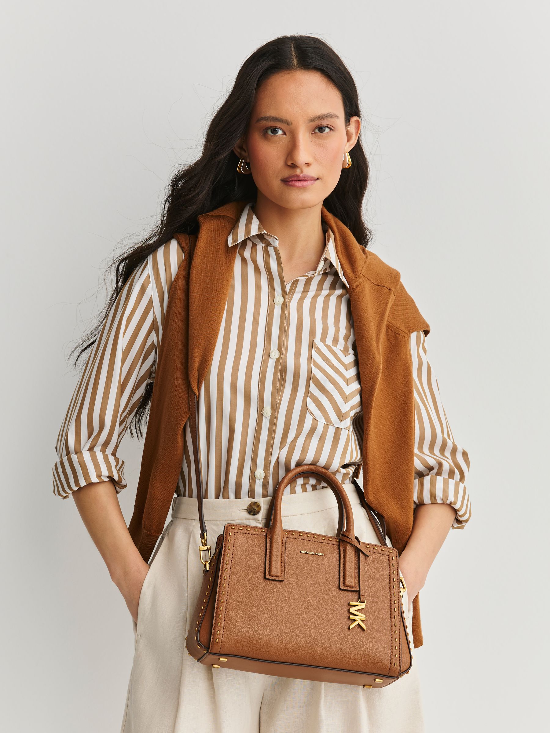 Buy Michael Kors Luggage Laila Small Satchel Bag from Next USA