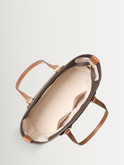 Michael Kors Brown/Acorn Jet Set Travel Medium Tote - Image 3 of 3