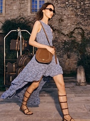 Michael Kors Luggage Josie Medium Saddle Flap Messenger Bag - Image 9 of 11