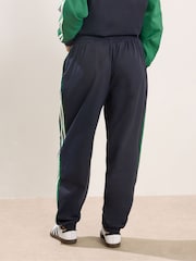 PixieGirl Petite Blue 2 Stripe Shell Suit Cuffed Joggers - Image 3 of 5