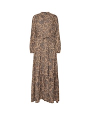 Long Tall Sally Natural Floral Tie Waist Maxi Dress - Image 2 of 2