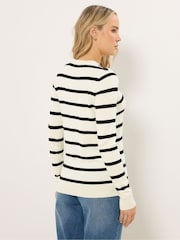 Long Tall Sally Cream Stripe Jumper - Image 2 of 5