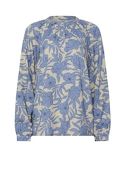 Long Tall Sally Cream Floral Placket Raglan Blouse - Image 3 of 3