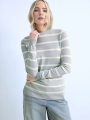 כחול  - סוודר עם פסים של Long Tall Sally - תמונה 5 מתוך 6