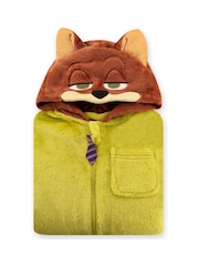 Character Brown Zootropolis Nick Wilde Onesie Hood With 3D Ears - Image 10 of 12