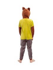 Character Brown Zootropolis Nick Wilde Onesie Hood With 3D Ears - Image 5 of 12