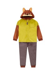 Character Brown Zootropolis Nick Wilde Onesie Hood With 3D Ears - Image 7 of 12