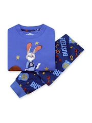 Character Blue Disney Zootropolis Pyjamas Judy Hopps And Nick Wilde - Image 6 of 12
