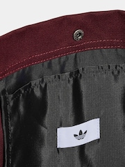adidas Originals Maroon Red Floral Lace Cotton Tote Bag - Image 3 of 4