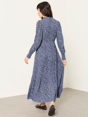 Blue 2 Tone Floral - FatFace Sparkle Maxi Dress - Bild 2 von 6