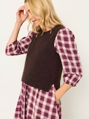 FatFace Midi Dress with Knitted Tank - Imagen 4 de 8
