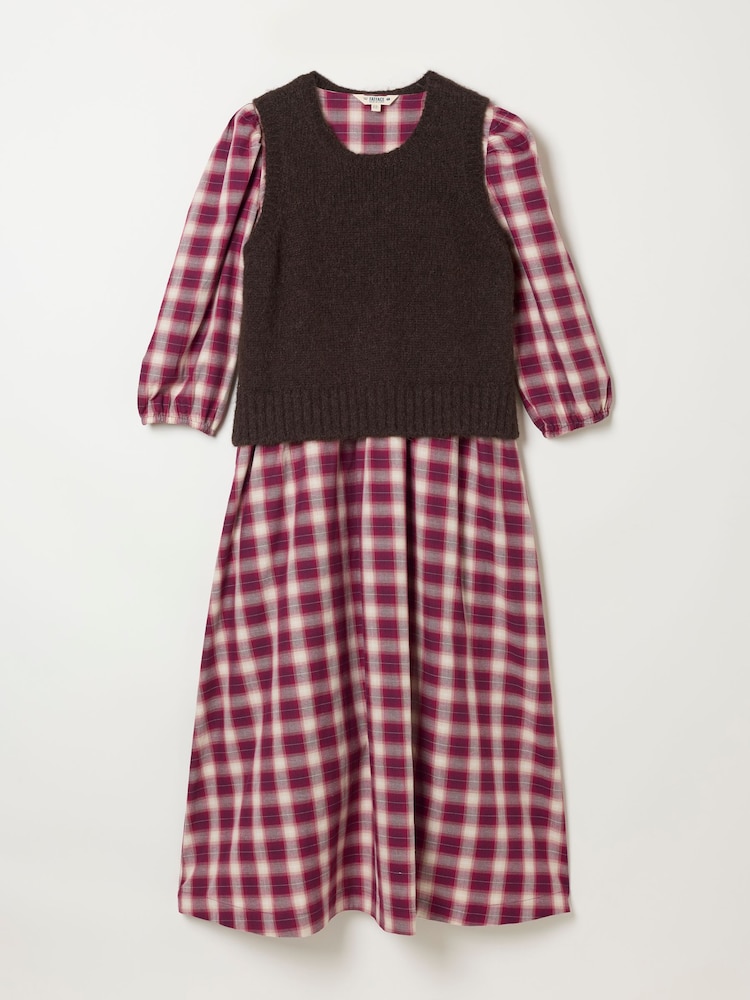 FatFace Midi Dress with Knitted Tank - Imagen 8 de 8 FatFace Midi Dress with Knitted Tank - Imagen 8 de 8