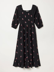 FATFACE besticktes Midikleid - Bild 1 von 1