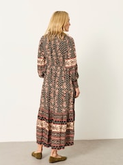 Schwarz/Blumenmuster - FatFace Sparkle Maxi Dress - Bild 2 von 6